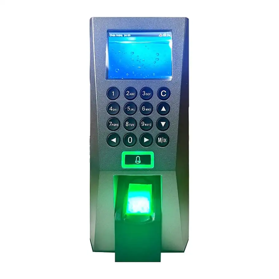 Máy chấm công kiểm soát cửa vân tay, thẻ cảm ứng RONALD JACK F18 (Đọc thẻ Mifare 13.56KHz) 1 Máy chấm công kiểm soát cửa vân tay, thẻ cảm ứng RONALD JACK F18 (Đọc thẻ Mifare 13.56KHz)