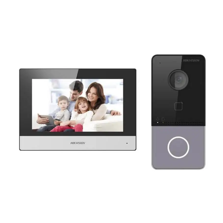 Bộ Kit chuông cửa có hình IP HIKVISION DS-KIS603-P(C) 1 Bộ Kit chuông cửa có hình IP HIKVISION DS-KIS603-P(C)