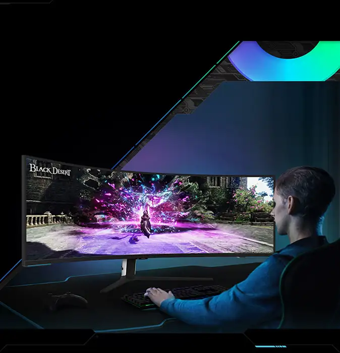 Màn Hình Gaming SAMSUNG Odyssey Neo G9 G95NC LS57CG952NEXXV (Cong - 57 inch - VA - DUHD - 240Hz - 1ms) 5 Màn Hình Gaming SAMSUNG Odyssey Neo G9 G95NC LS57CG952NEXXV