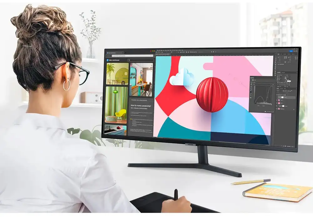 Màn Hình SAMSUNG ViewFinity S5 S50GC LS34C500GAEXXV (34.0 inch - WQHD - VA - 100Hz - 5ms - FreeSync - HDR10) 1 Màn Hình SAMSUNG ViewFinity S5 S50GC LS34C500GAEXXV (34.0 inch - WQHD - VA - 100Hz - 5ms - FreeSync - HDR10)