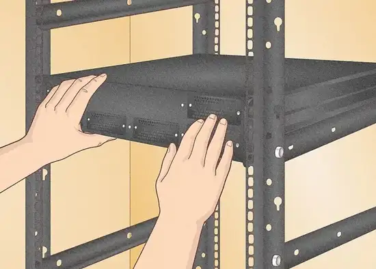 lap thiet bi vao tu rack 8