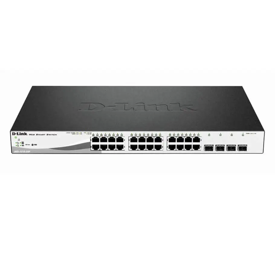 24-Port PoE Gigabit Smart Switch D-Link DGS-1210-28P