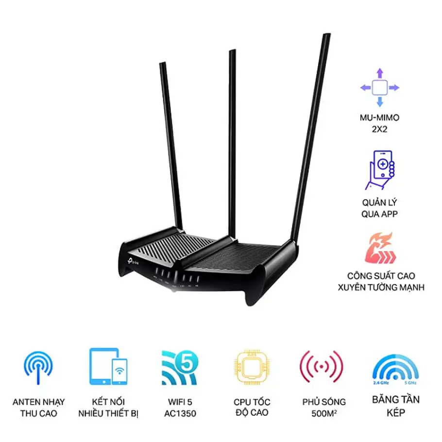 High Power Wireless Router TP-LINK Archer C58HP 1 High Power Wireless Router TP-LINK Archer C58HP