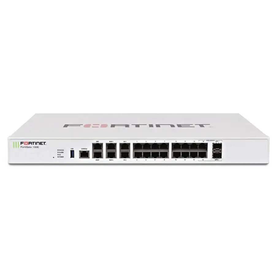 20 x GE RJ45 ports Firewall FORTINET FG-100E
