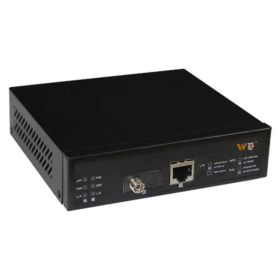 1-port 10/100/1000Base-T(X)+ 1-port 1000Base-F(X) Switch WINTOP YT-MC102-1GF1GT(S)