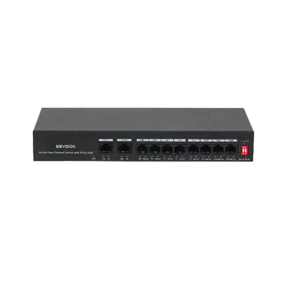 8-port 10/100Mbps PoE Switch KBVISION KX-ASW08-P