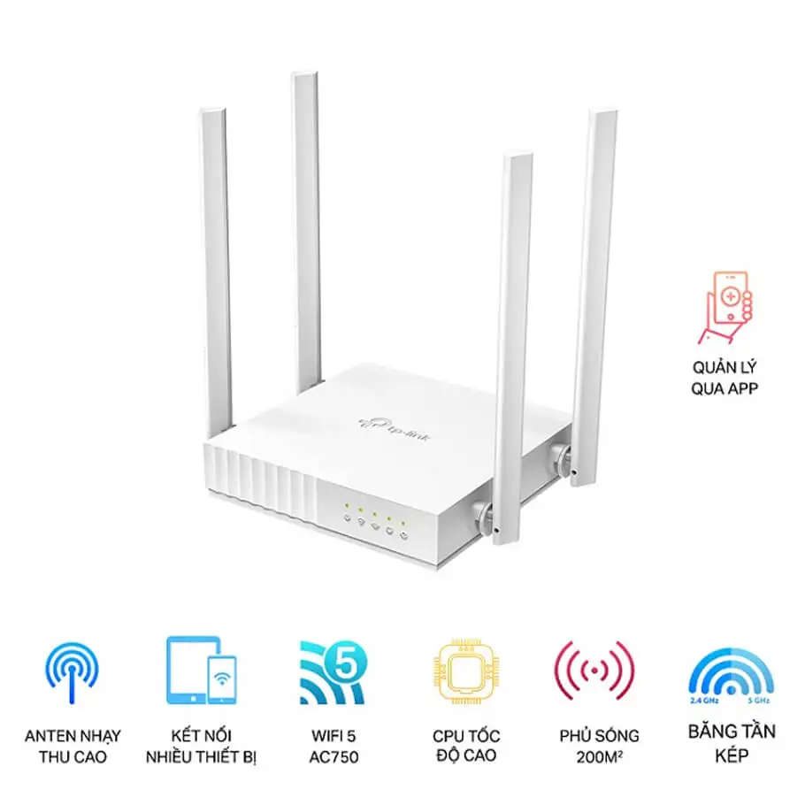 AC750 Dual-Band Wi-Fi Router TP-LINK Archer C24 1 AC750 Dual-Band Wi-Fi Router TP-LINK Archer C24