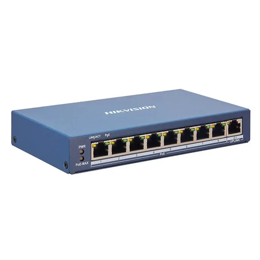 8-Port FE Smart PoE Switch HIKVISION DS-3E1309P-EI 1 8-Port FE Smart PoE Switch HIKVISION DS-3E1309P-EI