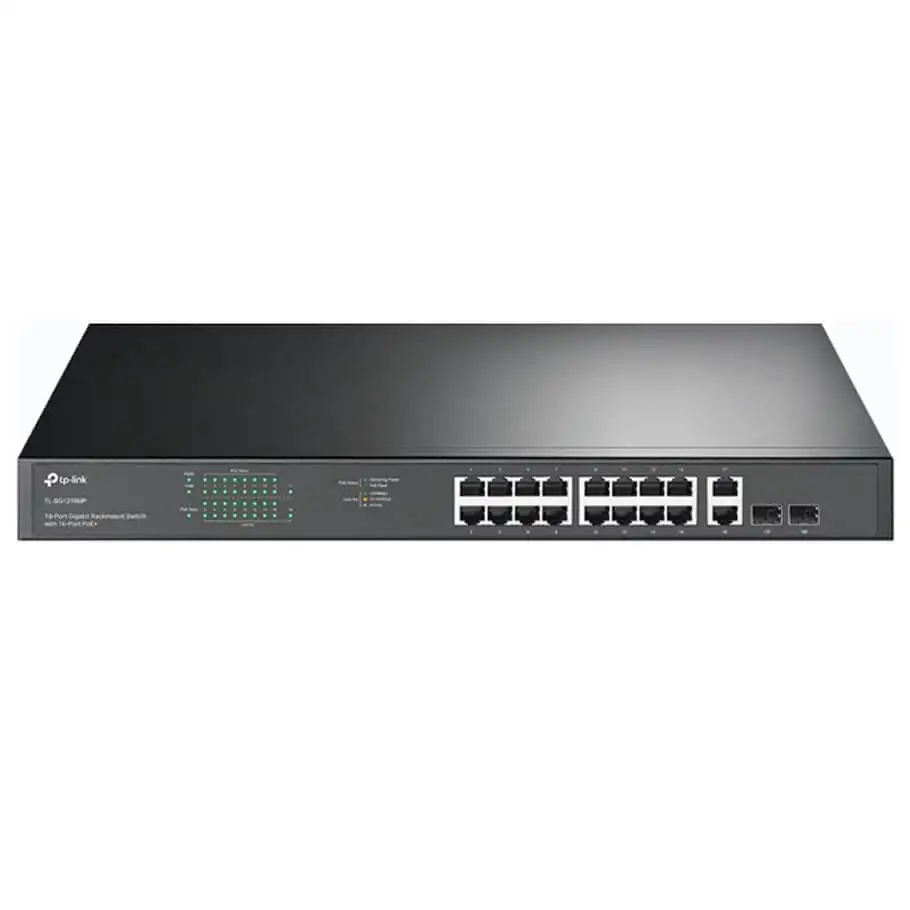 16-Port GE PoE+ Rackmount Switch TP-LINK TL-SG1218MP