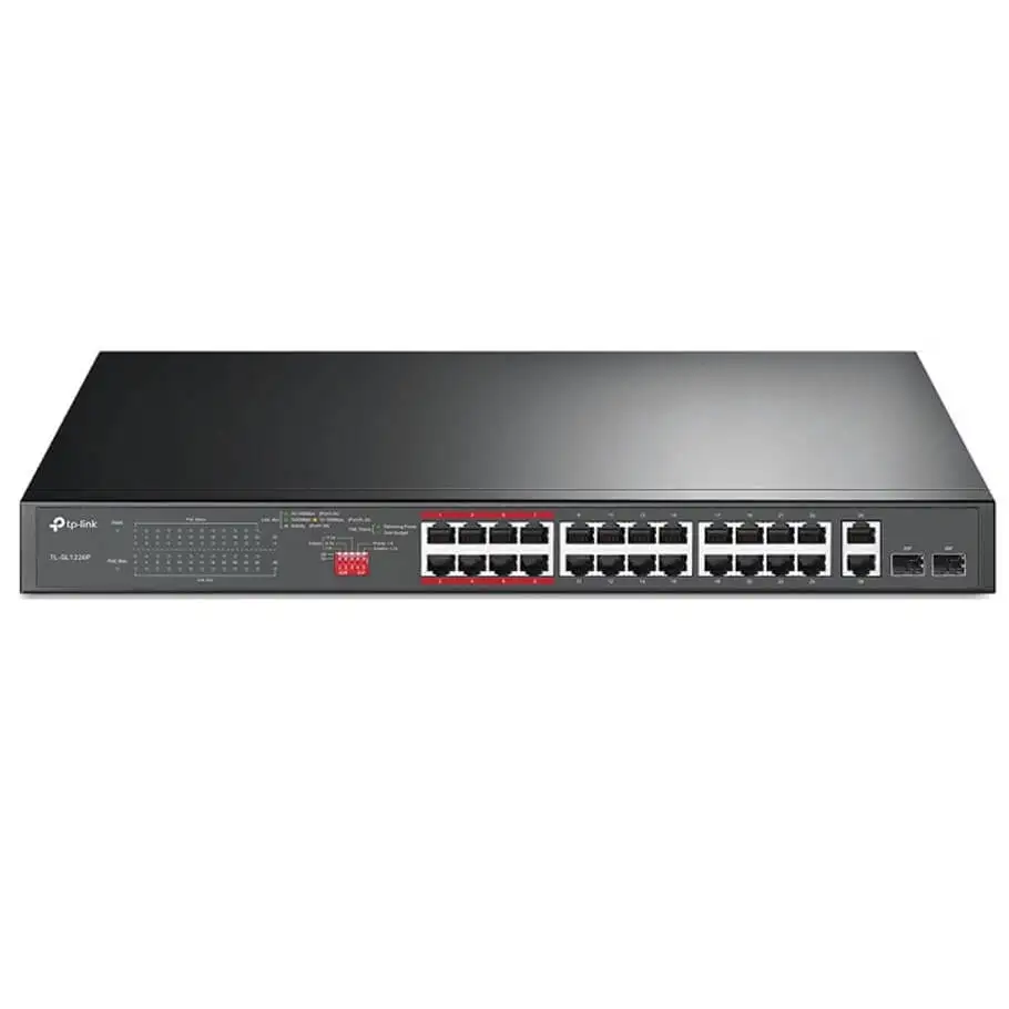 24-Port 10/100Mbps PoE+ Switch TP-LINK TL-SL1226P