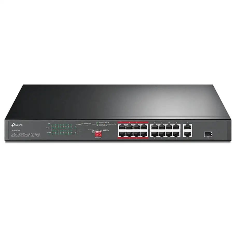 16-Port PoE+ 10/100Mbps Switch TP-LINK TL-SL1218P