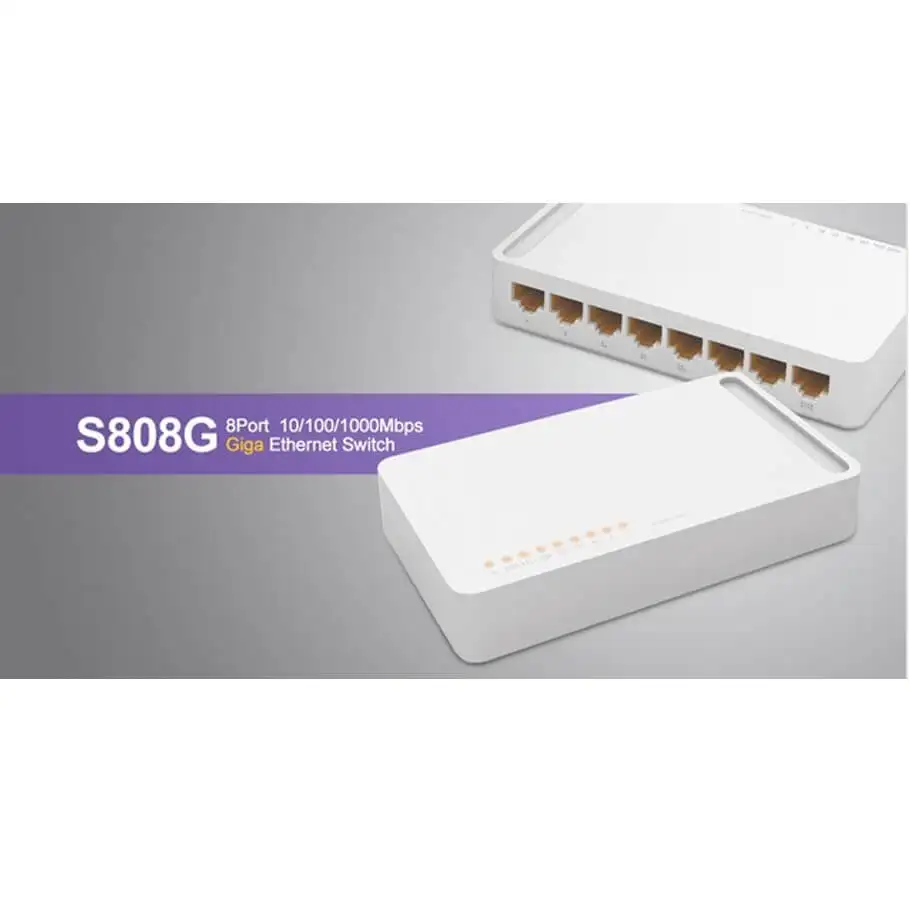 8-port 10/100/1000Mbps Switch TOTOLINK S808G 1 8-port 10/100/1000Mbps Switch TOTOLINK S808G