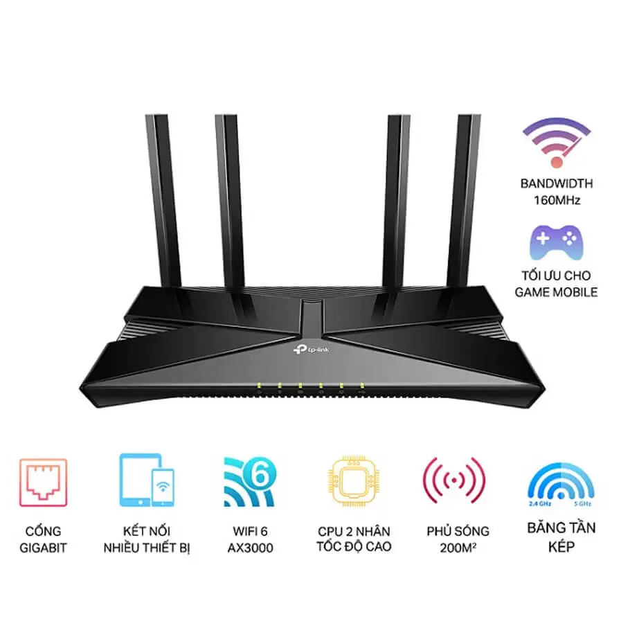 AX3000 Dual Band Gigabit Wi-Fi 6 Router TP-LINK Archer AX53 1 AX3000 Dual Band Gigabit Wi-Fi 6 Router TP-LINK Archer AX53