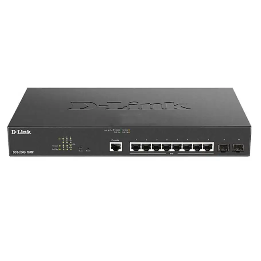 8-port GE PoE Switch D-Link DGS-2000-10MP
