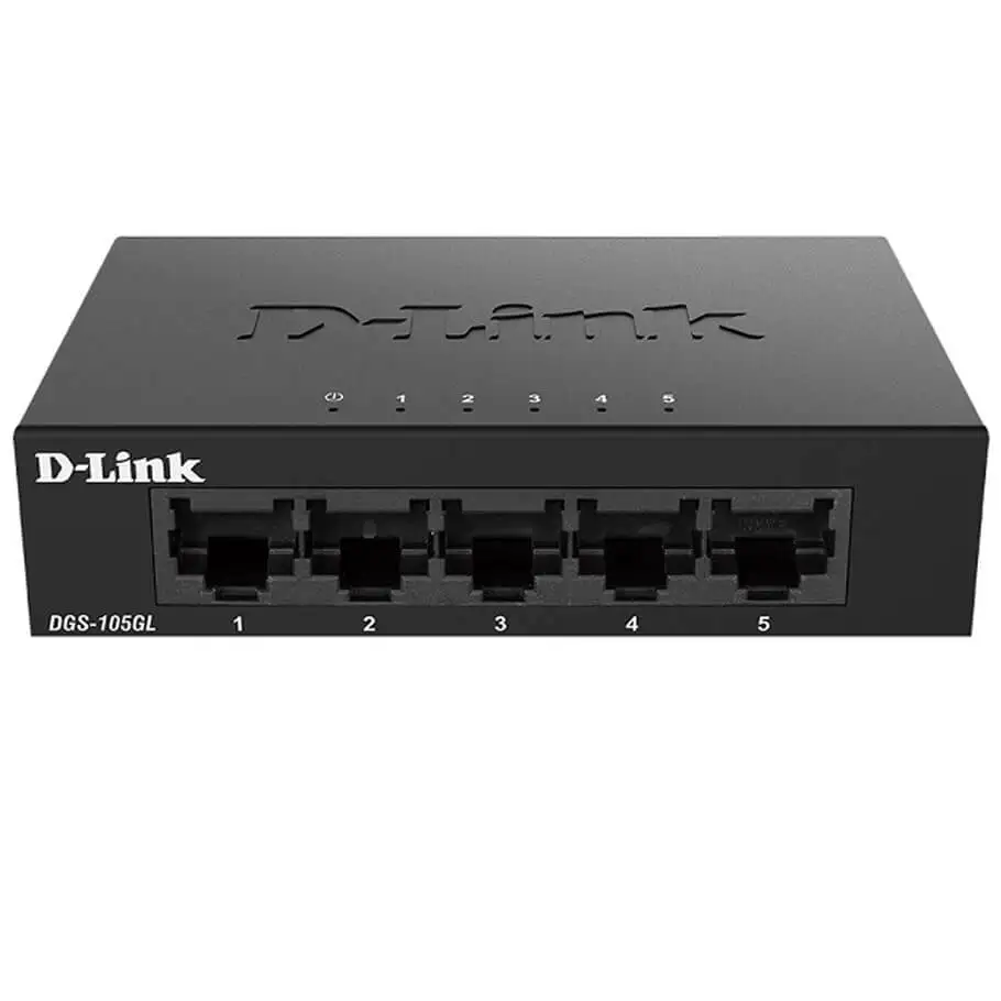 5-Port Gigabit Unmanaged Switch D-Link DGS-105GL 1 5-Port Gigabit Unmanaged Switch D-Link DGS-105GL