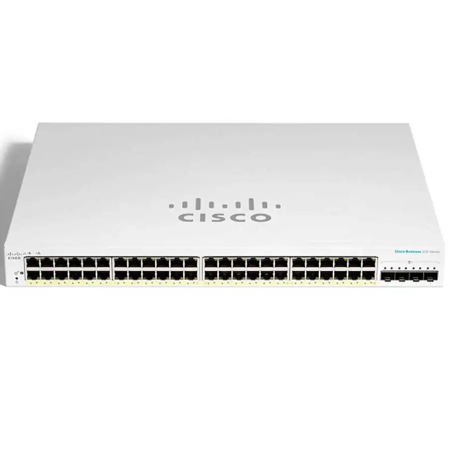 48-Port GE PoE Smart Switch CISCO CBS220-48P-4G-EU