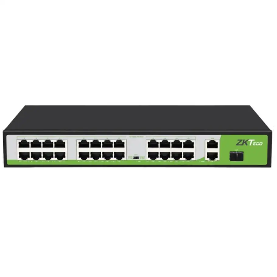 24-Port 10/100Mbps PoE Switch ZKTeco PE242-300-C