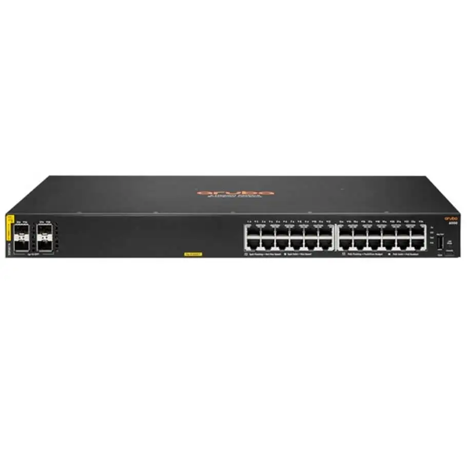 HPE Aruba 6000 24G Class4 PoE 4SFP 370W Switch R8N87A