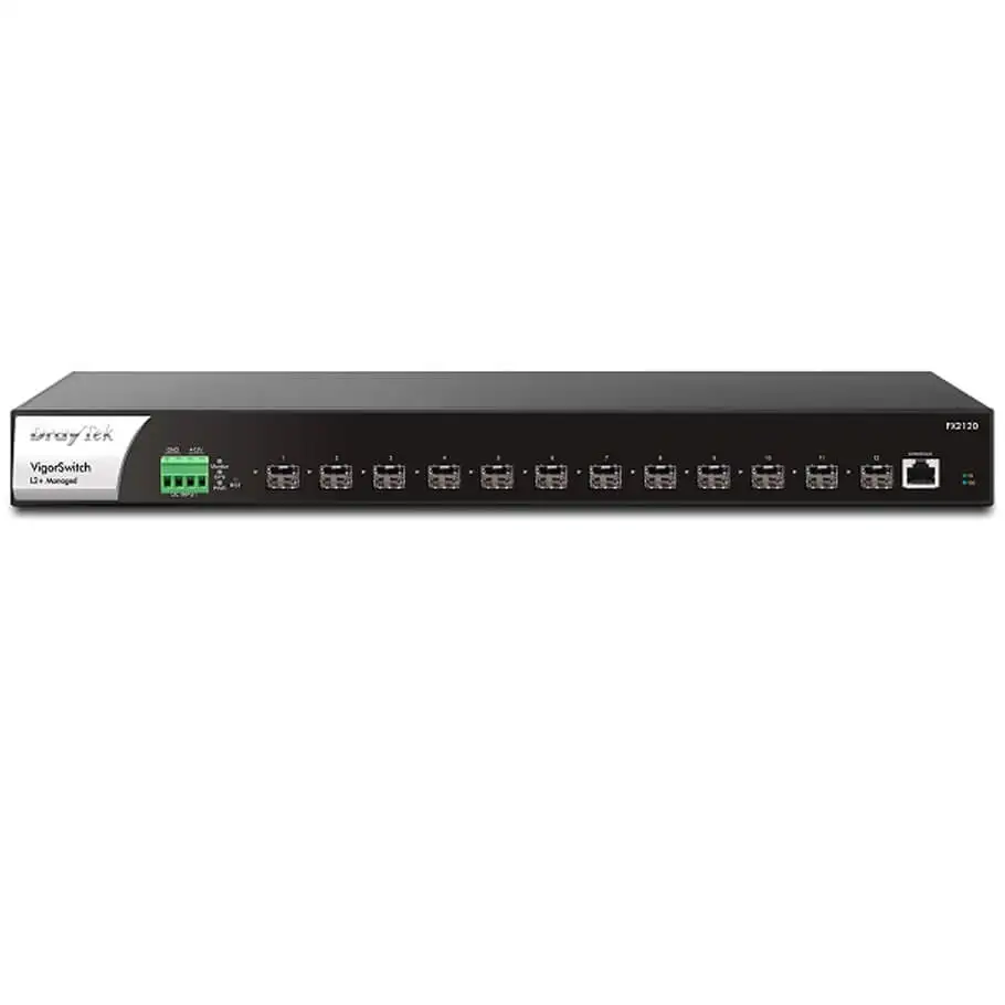 Switch 12 cổng SFP+ 10GE Draytek VigorSwitch FX2120