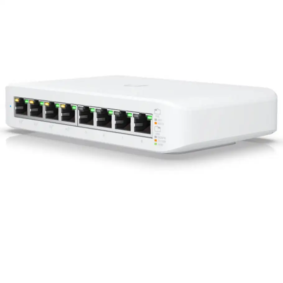 8-Port Gigabit PoE Switch UBIQUITI UniFi USW-LITE-8-POE