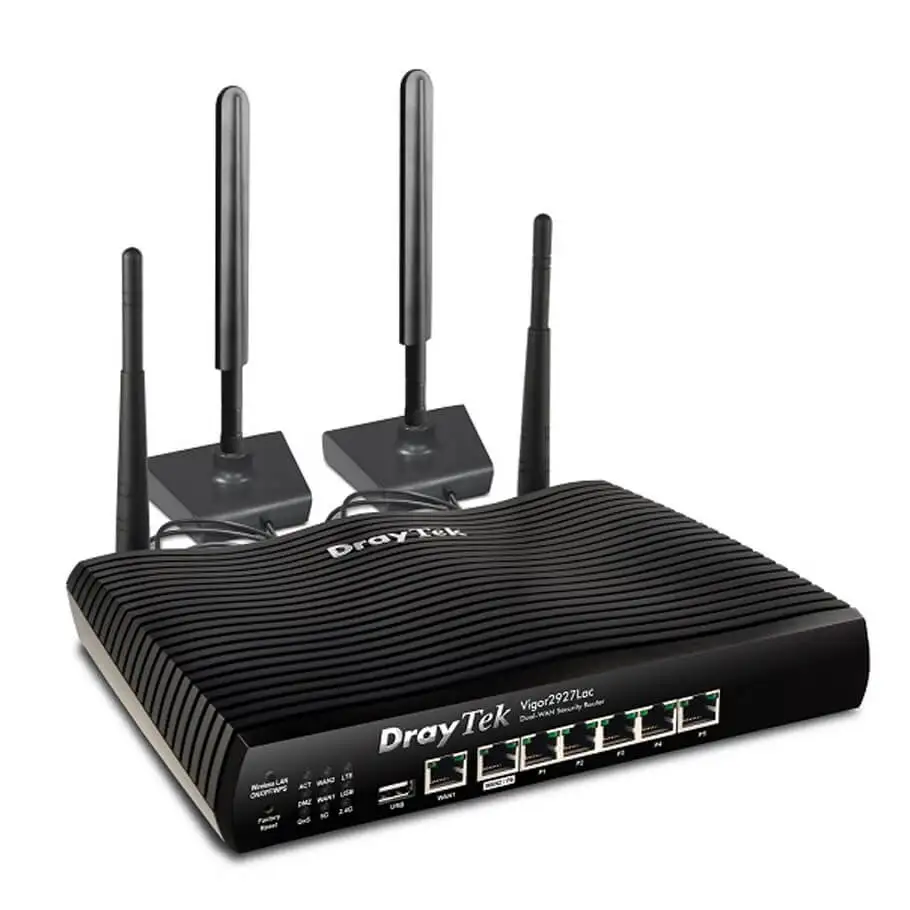 Router Wifi 4G LTE cân bằng tải DrayTek Vigor 2927Lac 1 Router Wifi 4G LTE cân bằng tải DrayTek Vigor 2927Lac