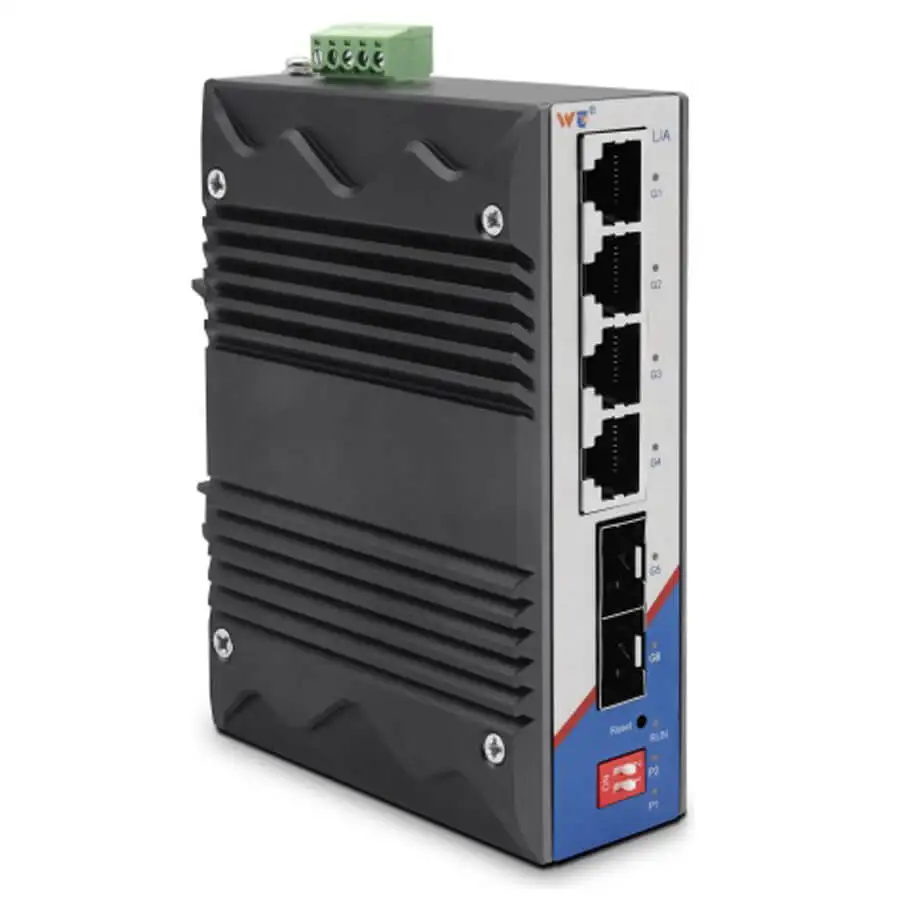 4-port Gigabit + 2-port 1000Base-X SFP Industrial DIN-Rail Switch WINTOP YT-RS636-2GF4GT
