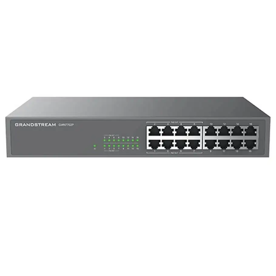 Switch 16 cổng PoE Gigabit Grandstream GWN7702P 1 Switch 16 cổng PoE Gigabit Grandstream GWN7702P
