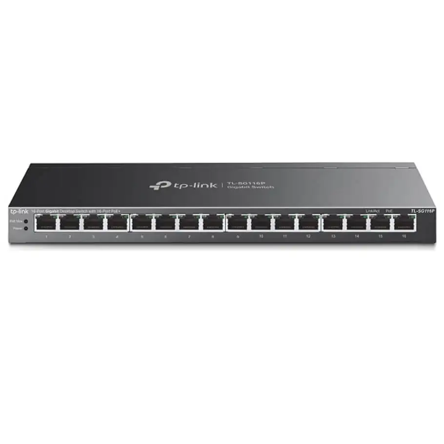 16-Port Gigabit PoE Desktop Switch TP-LINK TL-SG116P
