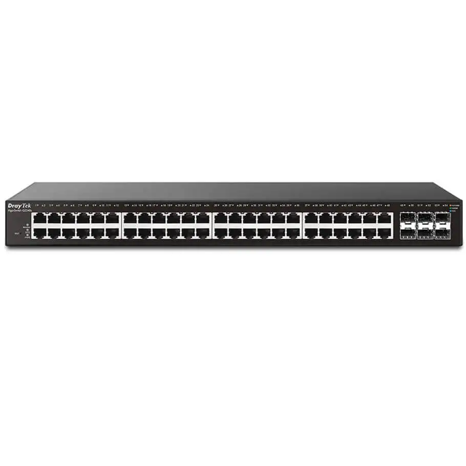48-Port GE L2+ Managed Switch Draytek VigorSwitch G2540xs