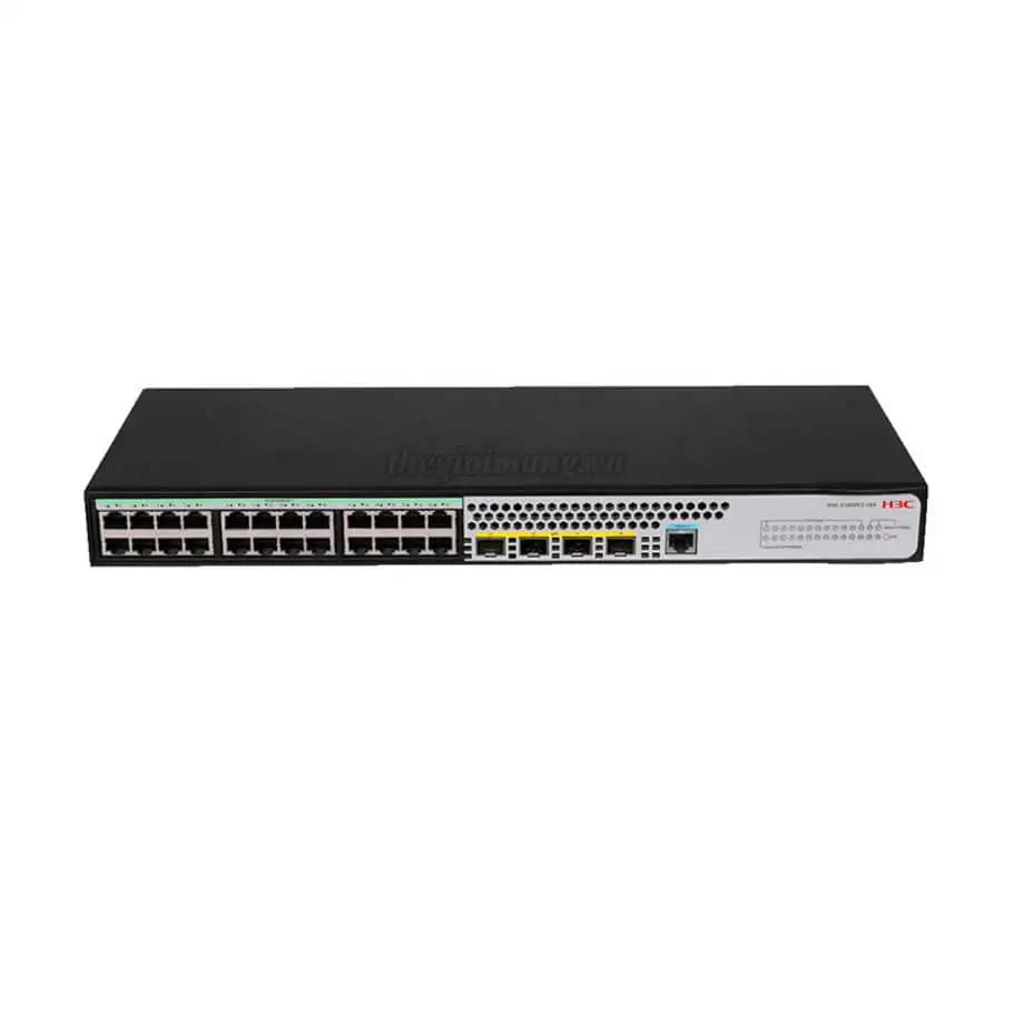 24-Port PoE GE Managed Switch H3C LS-1850V2-28X-HPWR-GL 1 24-Port PoE GE Managed Switch H3C LS-1850V2-28X-HPWR-GL