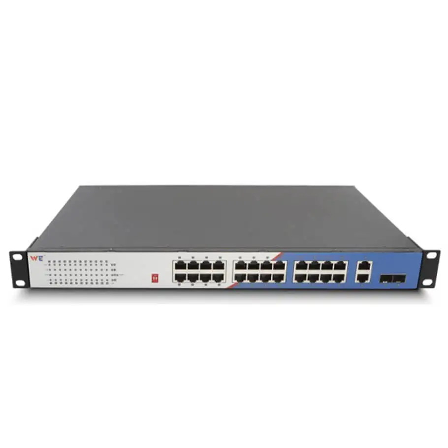 24-port GE PoE + 2-port GE + 2-Port 1G SFP Rack-Mounted Switch WINTOP YT-CM2328-2GF26GT-24POE 1 24-port GE PoE + 2-port GE + 2-Port 1G SFP Rack-Mounted Switch WINTOP YT-CM2328-2GF26GT-24POE