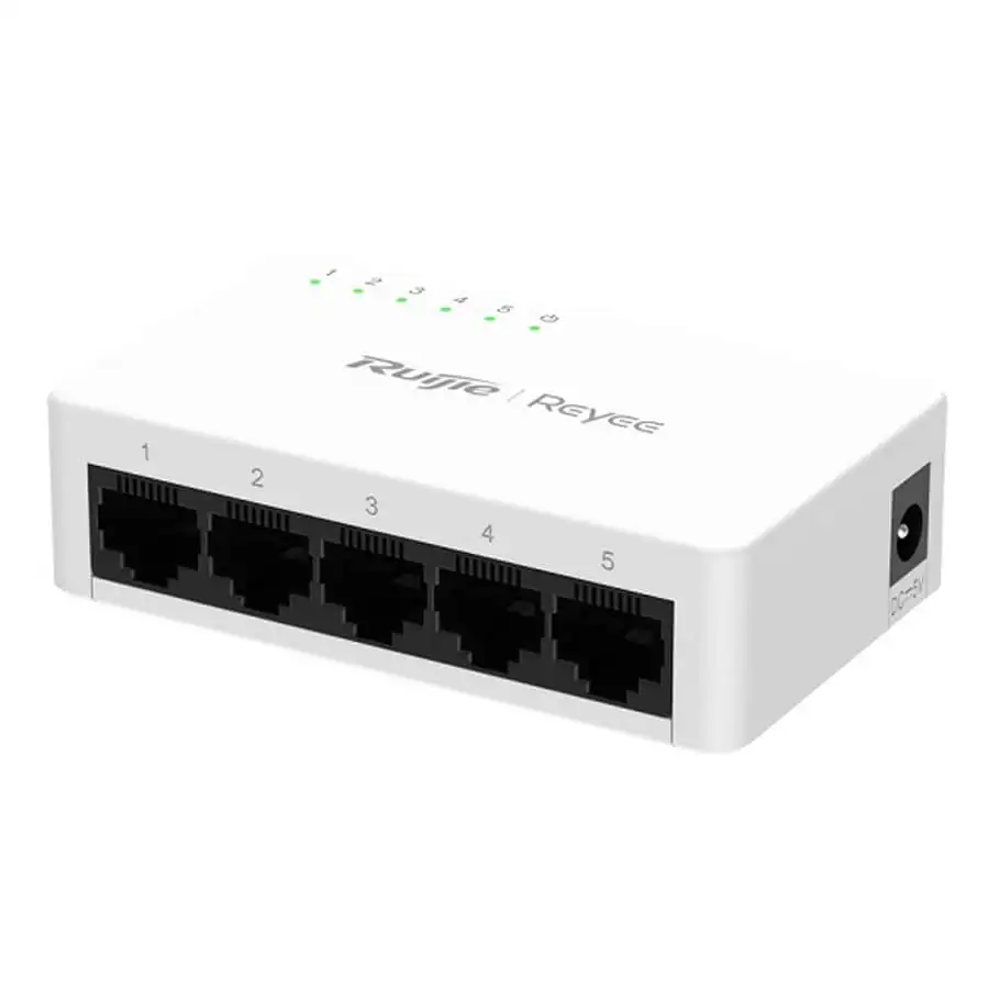 5-Port GE Unmanaged Non-PoE Switch RUIJIE RG-ES05G-L 1 5-Port GE Unmanaged Non-PoE Switch RUIJIE RG-ES05G-L