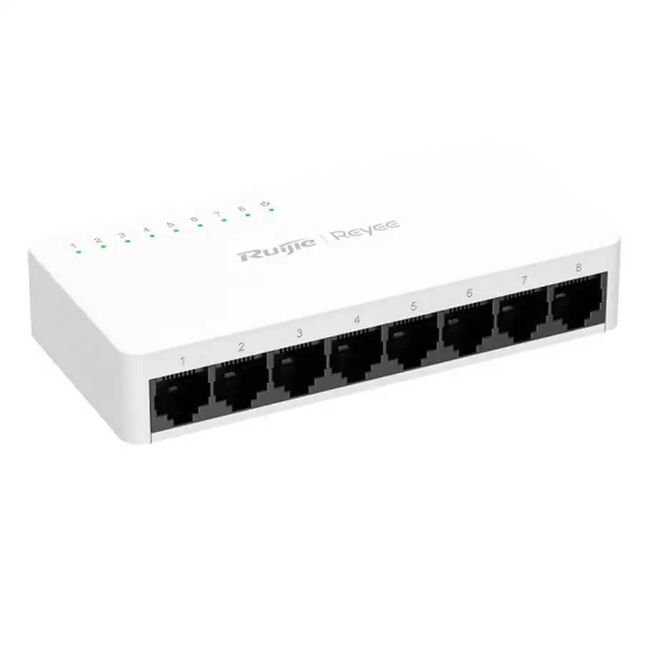 8-Port GE Unmanaged Non-PoE Switch RUIJIE RG-ES08G-L 1 8-Port GE Unmanaged Non-PoE Switch RUIJIE RG-ES08G-L