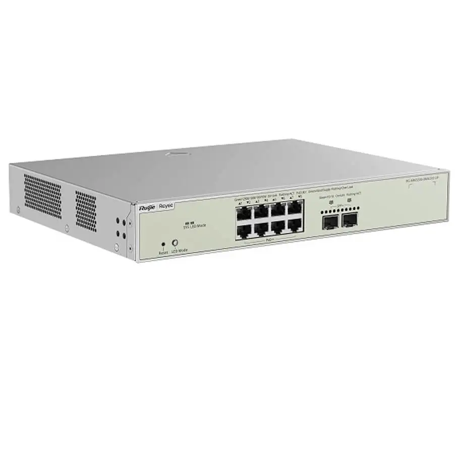 8-Port GE PoE Switch RUIJIE RG-NBS5300-8MG2XS-UP