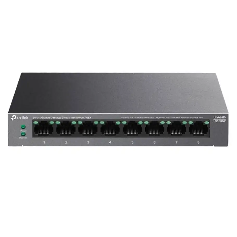 8-Port Gigabit PoE Desktop Switch TP-LINK LS108GP