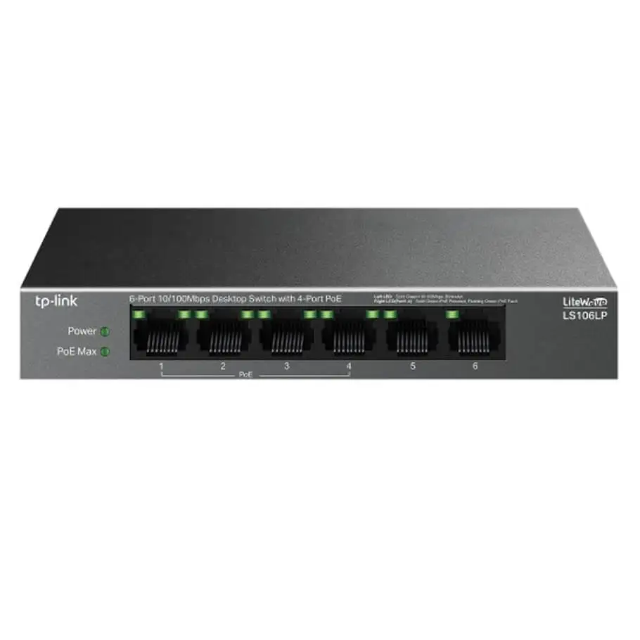6-Port 10/100Mbps Desktop Switch TP-LINK LS106LP