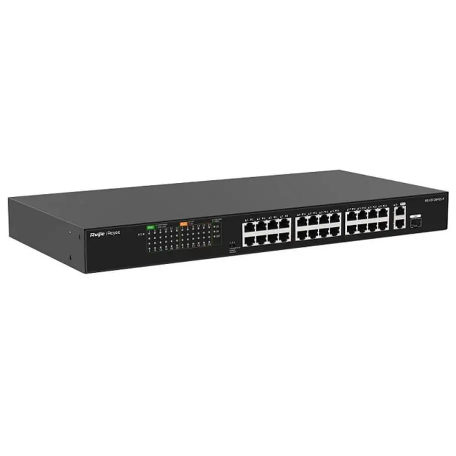 24-Port 10/100Mbps Switch RUIJIE RG-ES126FGS-P 1 24-Port 10/100Mbps Switch RUIJIE RG-ES126FGS-P