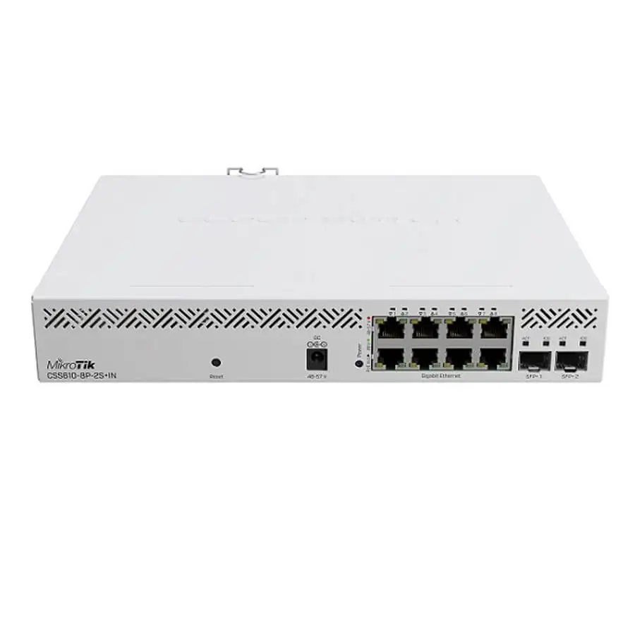 8-Port PoE GE Switch Mikrotik CSS610-8P-2S+IN