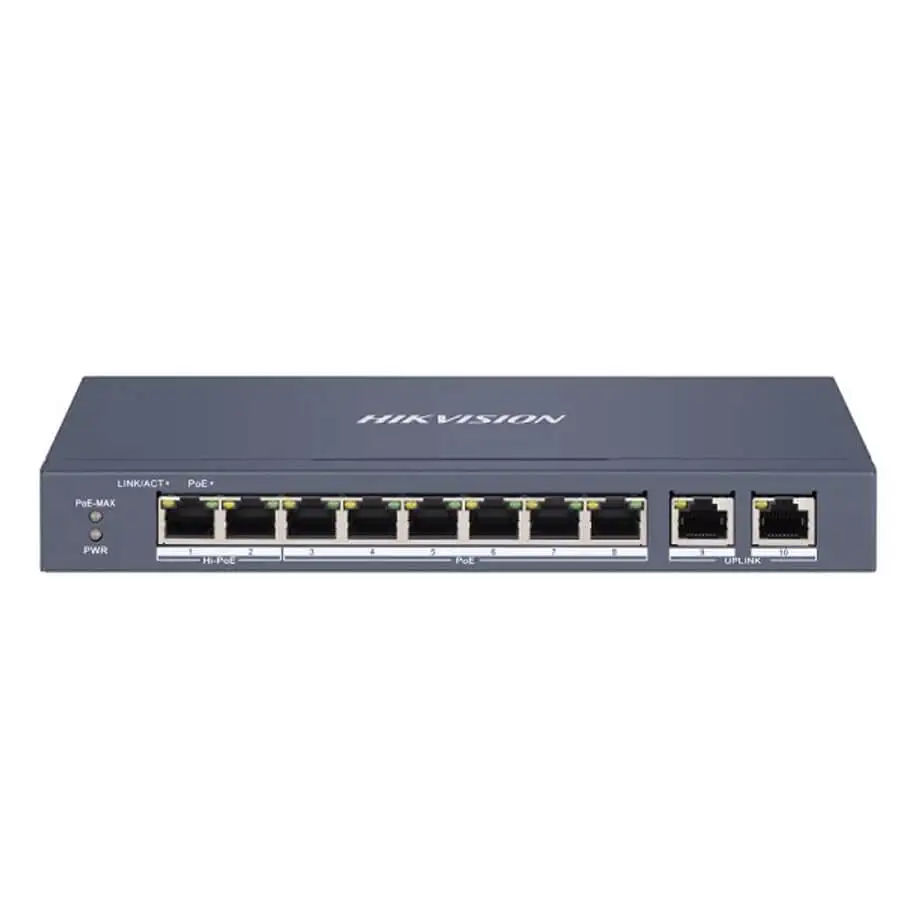 8-Port FE Smart PoE Switch HIKVISION DS-3E1310HP-EI 1 8-Port FE Smart PoE Switch HIKVISION DS-3E1310HP-EI