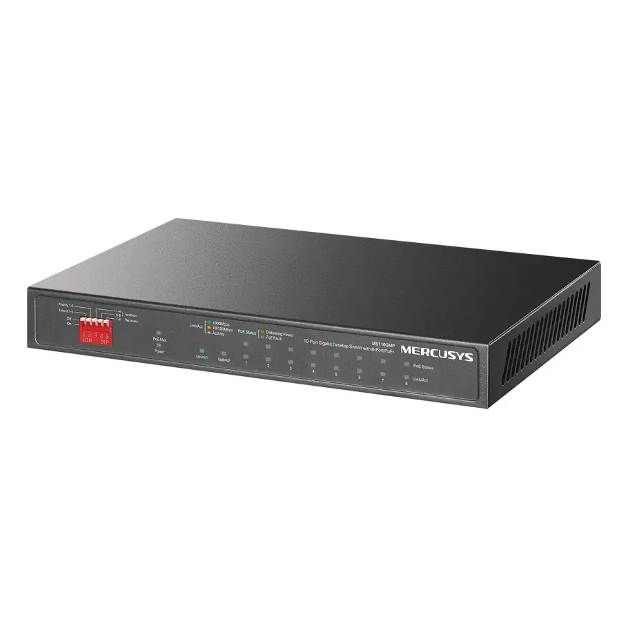 8-Port PoE GE Switch MERCUSYS MS110GMP