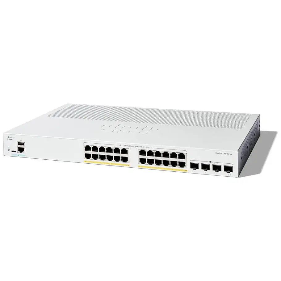 24-Port GE PoE+ Switch Cisco C1300-24P-4X 1 24-Port GE PoE+ Switch Cisco C1300-24P-4X
