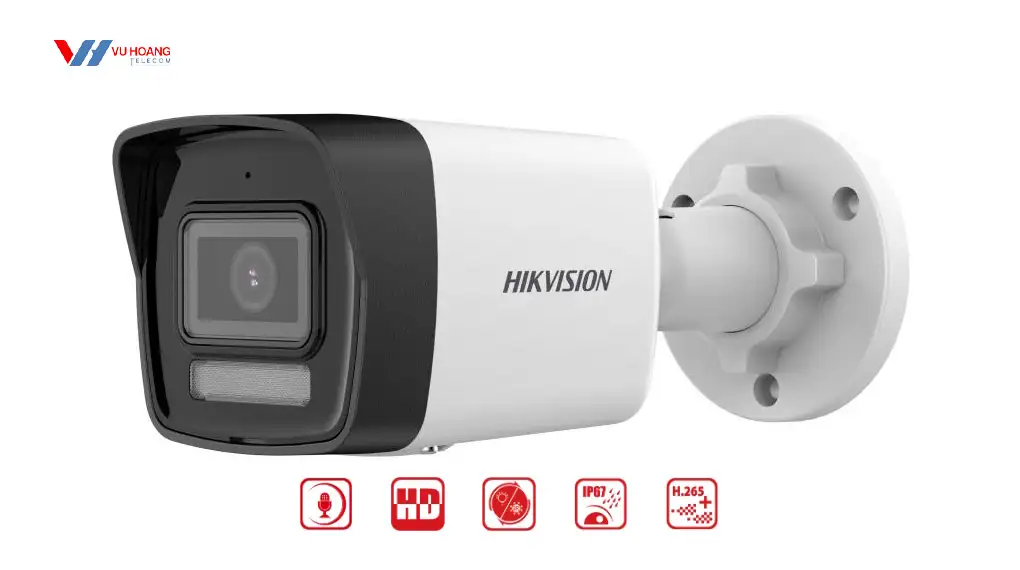Camera IP 4MP thân trụ HIKVISION DS-2CD1043G2-LIUF