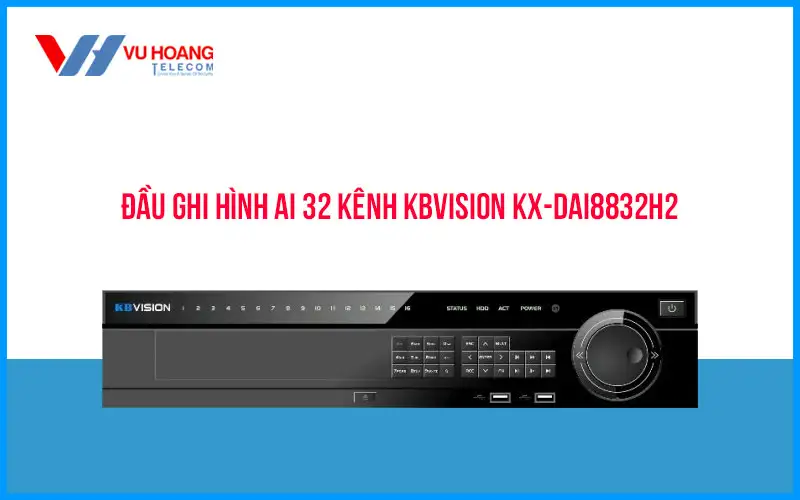Bán đầu ghi hình Ai 32 kênh KBVISION KX-DAi8832H2 giá rẻ