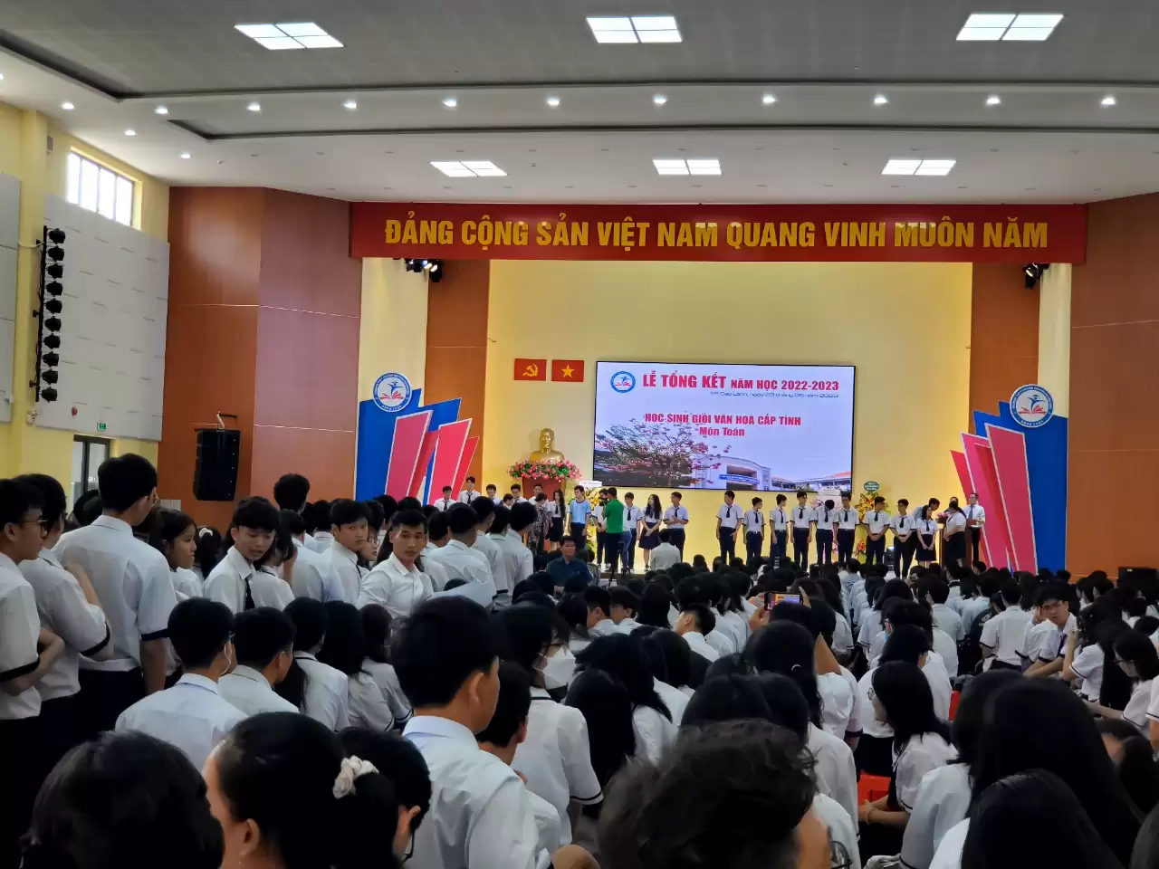 29/5/2023 Nhà thầu Tia Sáng thi công hệ thống âm thanh ánh sáng, màn hình LED