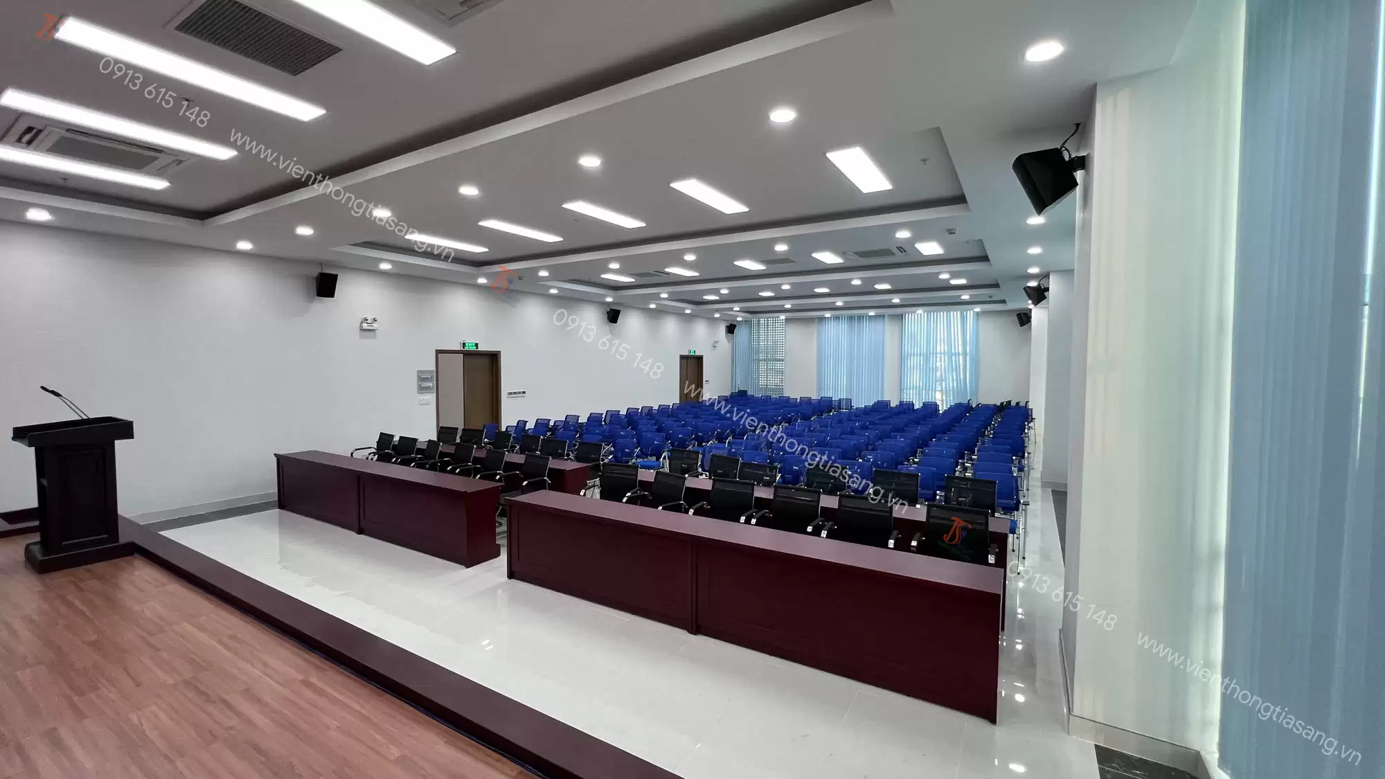 3/1/2024 Tia Sáng lắp đặt hệ thống âm thanh hội trường | Gò Vấp