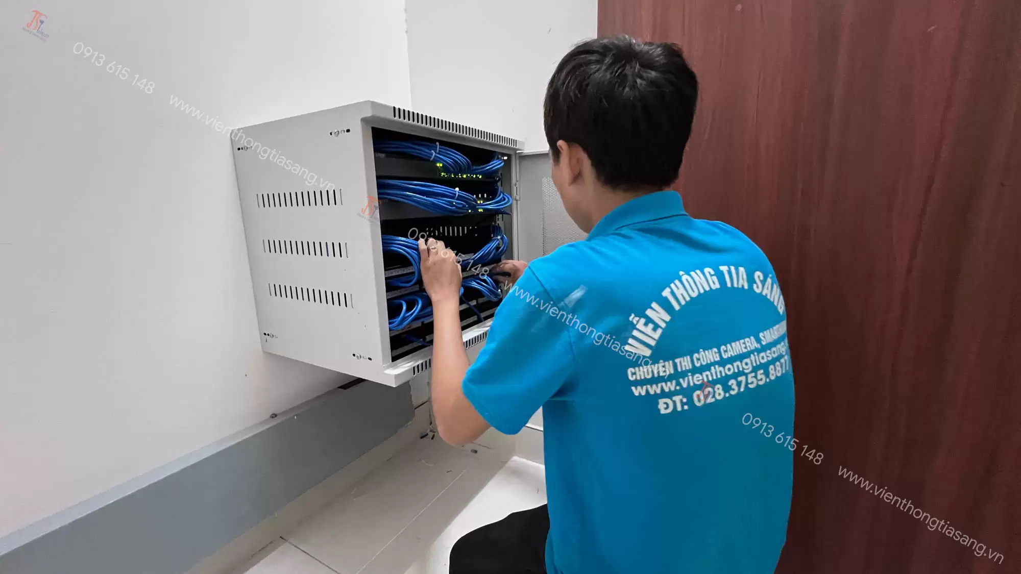 3/1/2023 Tia sáng thi công Hệ thống mạng | Gò Vấp